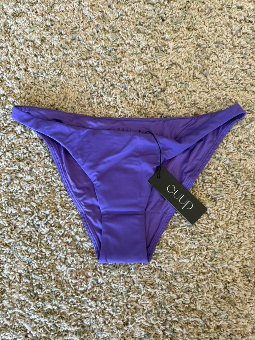 NWT Cuup Bikini Bottoms Purple Ultraviolet Sz 2 Small